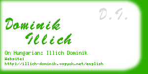dominik illich business card